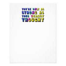 TEE Strong Think Personalized Invitations