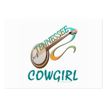 TEE Tennessee Cowgirl Business Cards