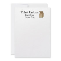 TEE Think Unique Custom Invite