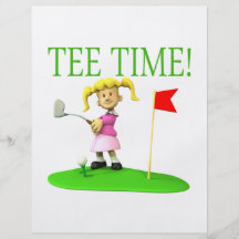 Tee Time Full Color Flyer