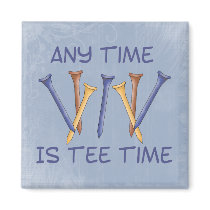 Tee Time Refrigerator Magnets