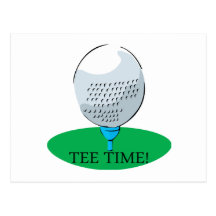 Tee Time Post Cards