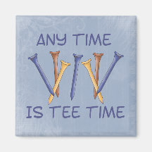 Tee Time Refrigerator Magnets
