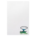 Tee Time Customized Stationery