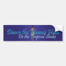 TEE Tropical Shake Bumper Sticker