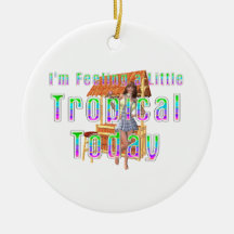TEE Tropical Tiki Ornament
