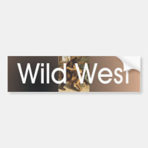 TEE Wild West Wrestling Bumper Stickers