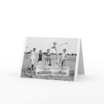 Teeing Off On ICE Womens Golf in Bathing Suits! Greeting Cards