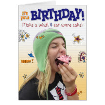 Teen birthday greeting card