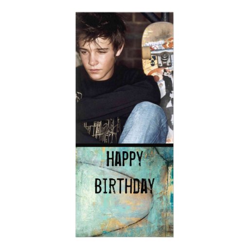 teen boy photo invite