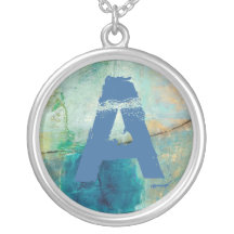 teen male initial necklace
