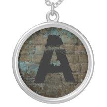 teen male initial necklace