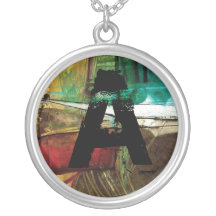 teen male initial necklace