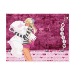 teen teddy card postcards