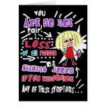 Teenage Strop greeting card