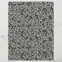 Teeny Toes BLU Dual Sided Scrapbook Paper B Custom Flyer