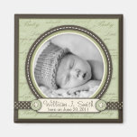 Teeny Toes Green Photo Magnet B2