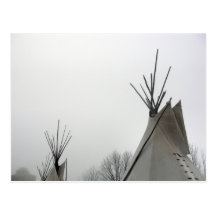 Teepee Tops Postcard