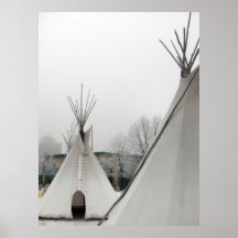 Teepees Print
