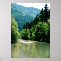 Tegernsee River Trail Poster