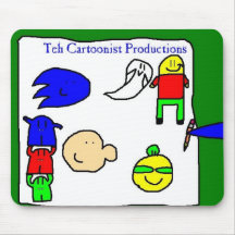 Teh Cartoonist Productions Mousepad