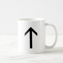TEIWAZ RUNE COFFEE MUG