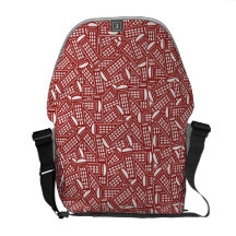 Telephone Box Messenger Bag