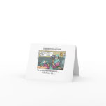 Telephone Code Blue Cartoon Funny Notecard