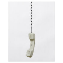 Telephone handset flyers