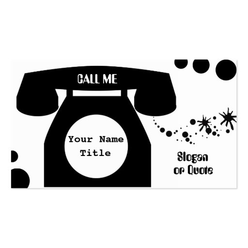 Telephone Mod Business Card