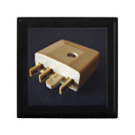 Telephone plug to standard RJ-11 adaptor Trinket Boxes