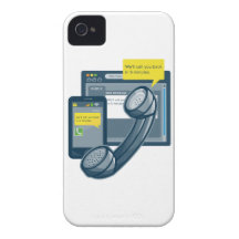Telephone Smartphone Website Call Back Case-Mate iPhone 4 Case