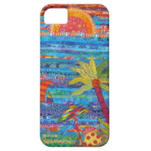 Téléphone tropical de moments étui iPhone 5
