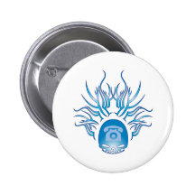 Telephones Skull Buttons