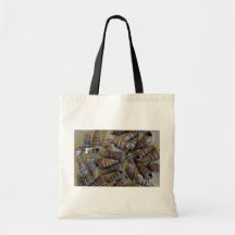 Telescope shells (Telescopium telescopium) Shell Canvas Bags
