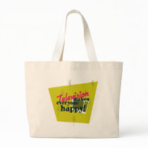 Television Makes Everyone Happy! Canvas Bag