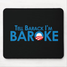 Tell Barack Im Baroke Mousepad
