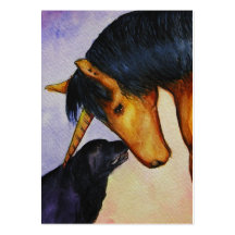 Tell You A Secret ACEO Art Trading Cards Business Card Template