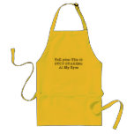 Tell your tits to stop staring at my eyes aprons