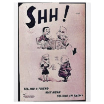 Telling A Friend May Mean Telling An Enemy Flyers