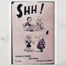 Telling A Friend May Mean Telling An Enemy Flyers