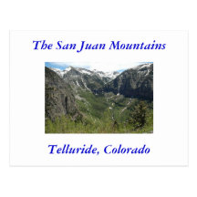 Telluride, Colorado, The San Juan Mountains Postcards