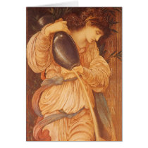 Temperantia by Sir Edward Coley Burne Jones Greeting Card