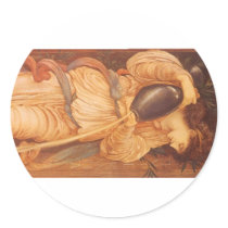 Temperantia by Sir Edward Coley Burne Jones Sticker