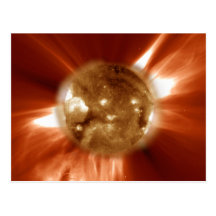 Tempête de Sun Cartes Postales