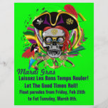 Template Flyer Mardi Gras