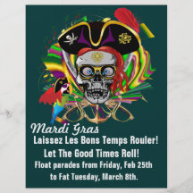 Template Flyer Theme Parties