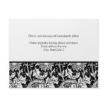 Template Reception Cards Invitation