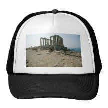 Temple des ruines de Poseidon Casquette