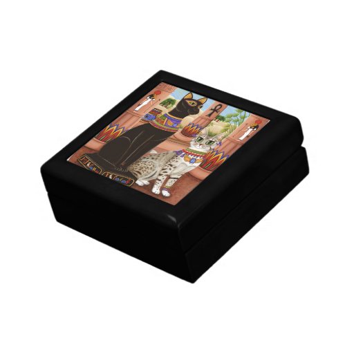 Temple of Bastet Egypt Bast Goddess Cat Gift Box